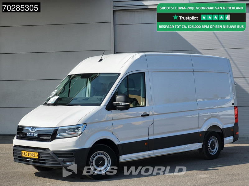 MAN TGE Elektrisch 115km WLTP 36kWh L3H3 Automaat LED Navi Airco Cruise Camera Parkeersensoren L2H2 8m3 Airco Cruise control - Panel van, Electric van: picture 1 MAN TGE Elektrisch 115km WLTP 36kWh L3H3 Automaat LED Navi Airco Cruise Camera Parkeersensoren L2H2 8m3 Airco Cruise control - Panel van, Electric van: picture 1