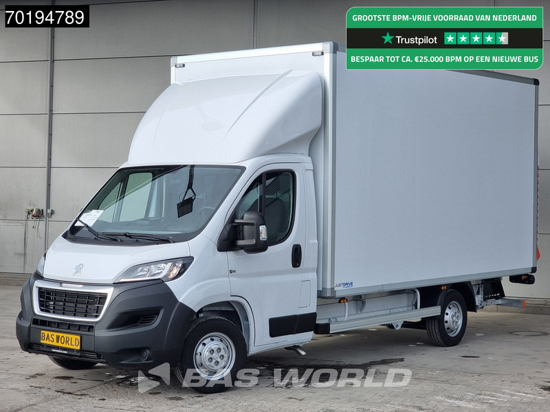 Peugeot Boxer 165PK Bakwagen Laadklep Zijdeur Lat om lat Airco Bluetooth Radio Meubelbak Koffer Gesloten laadbak 21m3 Airco Cruise control - Closed box van: picture 1 Peugeot Boxer 165PK Bakwagen Laadklep Zijdeur Lat om lat Airco Bluetooth Radio Meubelbak Koffer Gesloten laadbak 21m3 Airco Cruise control - Closed box van: picture 1