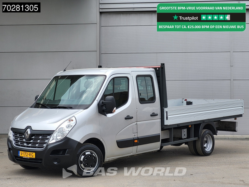 Renault Master 145PK Dubbellucht Open Laadbak Dubbel Cabine 3,5t Trekhaak Navi Airco Cruise Camera Pickup Pritsche Open Box Airco Trekhaak Cruise con - Open body delivery van: picture 1 Renault Master 145PK Dubbellucht Open Laadbak Dubbel Cabine 3,5t Trekhaak Navi Airco Cruise Camera Pickup Pritsche Open Box Airco Trekhaak Cruise con - Open body delivery van: picture 1