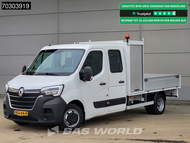 Renault Master 145PK Open Laadbak Dubbel Cabine 3,5t Trekhaak Dubbellucht LED Airco Cruise Standkachel APK 07-2026 Euro6 Pritsche Pickup Open Box Air - Open body delivery van: picture 1 Renault Master 145PK Open Laadbak Dubbel Cabine 3,5t Trekhaak Dubbellucht LED Airco Cruise Standkachel APK 07-2026 Euro6 Pritsche Pickup Open Box Air - Open body delivery van: picture 1