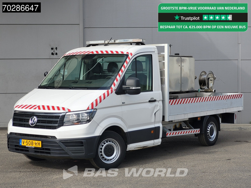 Volkswagen Crafter 177pk Automaat Open Laadbak Reinigingswagen Trekhaak Airco Cruise Euro6 Pritsche Pickup Open Box Hogedrukspuit Waterpomp Airco T - Open body delivery van: picture 1 Volkswagen Crafter 177pk Automaat Open Laadbak Reinigingswagen Trekhaak Airco Cruise Euro6 Pritsche Pickup Open Box Hogedrukspuit Waterpomp Airco T - Open body delivery van: picture 1