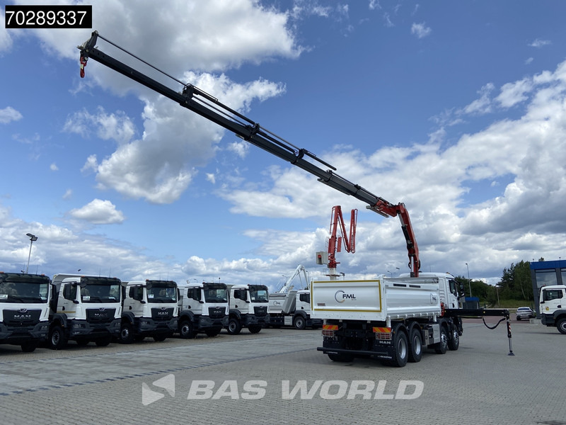 MAN TGS 35.440 8X4 NEW! Fassi F275.026 Kran Crane 13m3 3-Sided Tipper Big-Axle Euro 6 - Tipper, Crane truck: picture 5 MAN TGS 35.440 8X4 NEW! Fassi F275.026 Kran Crane 13m3 3-Sided Tipper Big-Axle Euro 6 - Tipper, Crane truck: picture 5