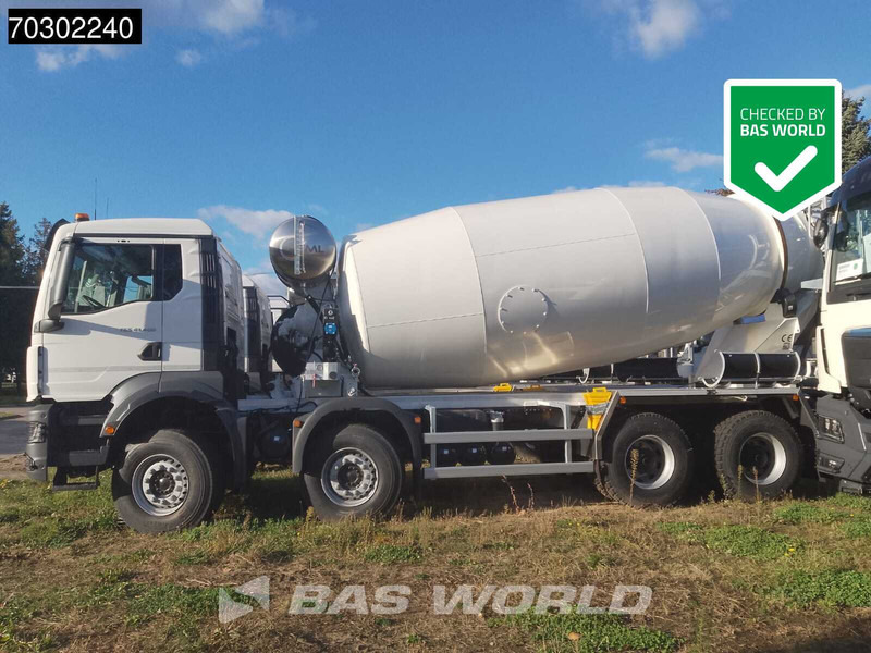 MAN TGS 41.400 8X4 12m3 FML mixer Steelsuspension Manual Airco EURO 2 - Concrete mixer truck: picture 1 MAN TGS 41.400 8X4 12m3 FML mixer Steelsuspension Manual Airco EURO 2 - Concrete mixer truck: picture 1