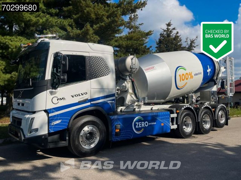 Volvo FMX 670 8X4 100% ELectric 490 kW 10m3 FML Mixer Lift/Steering Axle - Concrete mixer truck: picture 1 Volvo FMX 670 8X4 100% ELectric 490 kW 10m3 FML Mixer Lift/Steering Axle - Concrete mixer truck: picture 1