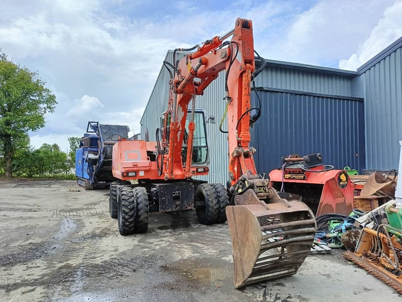 FIAT-HITACHI FH120W bandenkraan Wheel Excavator graafmachine - Wheel excavator: picture 3 FIAT-HITACHI FH120W bandenkraan Wheel Excavator graafmachine - Wheel excavator: picture 3