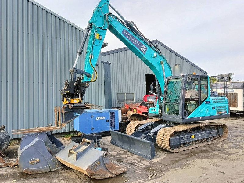 Sunward SWE 155 F + tilt rotator engcon ec214s 8 bakken - Crawler excavator: picture 1 Sunward SWE 155 F + tilt rotator engcon ec214s 8 bakken - Crawler excavator: picture 1