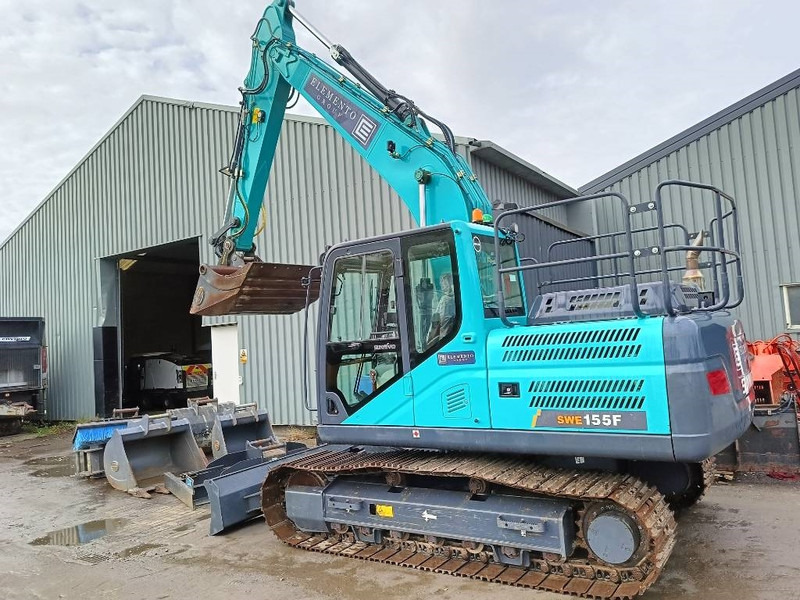 Sunward SWE 155 F + tilt rotator engcon ec214s 8 bakken - Crawler excavator: picture 2 Sunward SWE 155 F + tilt rotator engcon ec214s 8 bakken - Crawler excavator: picture 2