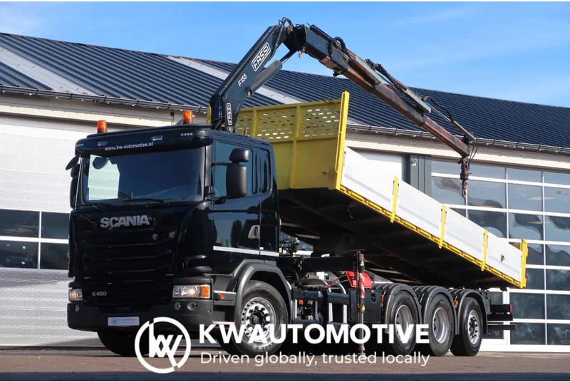 Scania G450 8X4/ FASSI 15 TON CRANE/ EURO 6/ FULL AIR - Crane truck: picture 1 Scania G450 8X4/ FASSI 15 TON CRANE/ EURO 6/ FULL AIR - Crane truck: picture 1