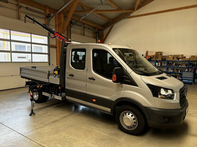 FORD Transit FT 350L Doka TdCI 1.2t Fassi Kran - Open body delivery van, Crew cab van: picture 1 FORD Transit FT 350L Doka TdCI 1.2t Fassi Kran - Open body delivery van, Crew cab van: picture 1