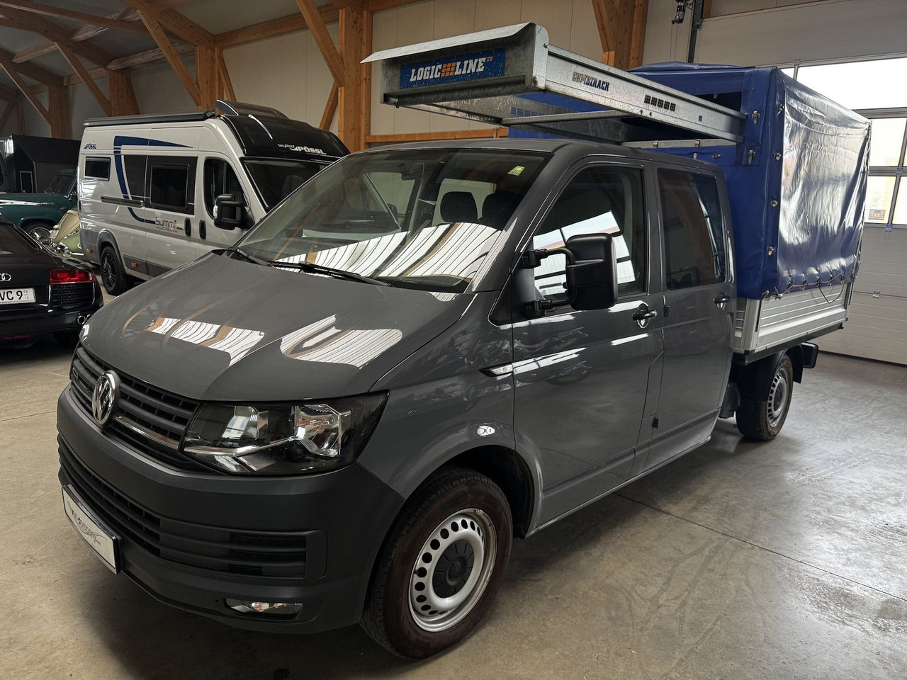 Volkswagen T6 Doka 2.0 TDI 4Motion Plane puregrey - Curtain side van, Crew cab van: picture 1 Volkswagen T6 Doka 2.0 TDI 4Motion Plane puregrey - Curtain side van, Crew cab van: picture 1