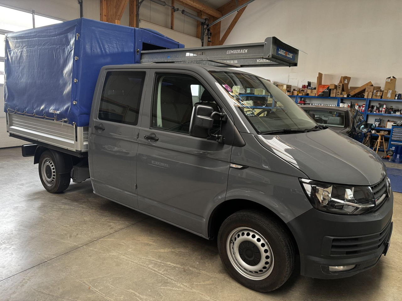 Volkswagen T6 Doka 2.0 TDI 4Motion Plane puregrey - Curtain side van, Crew cab van: picture 4 Volkswagen T6 Doka 2.0 TDI 4Motion Plane puregrey - Curtain side van, Crew cab van: picture 4