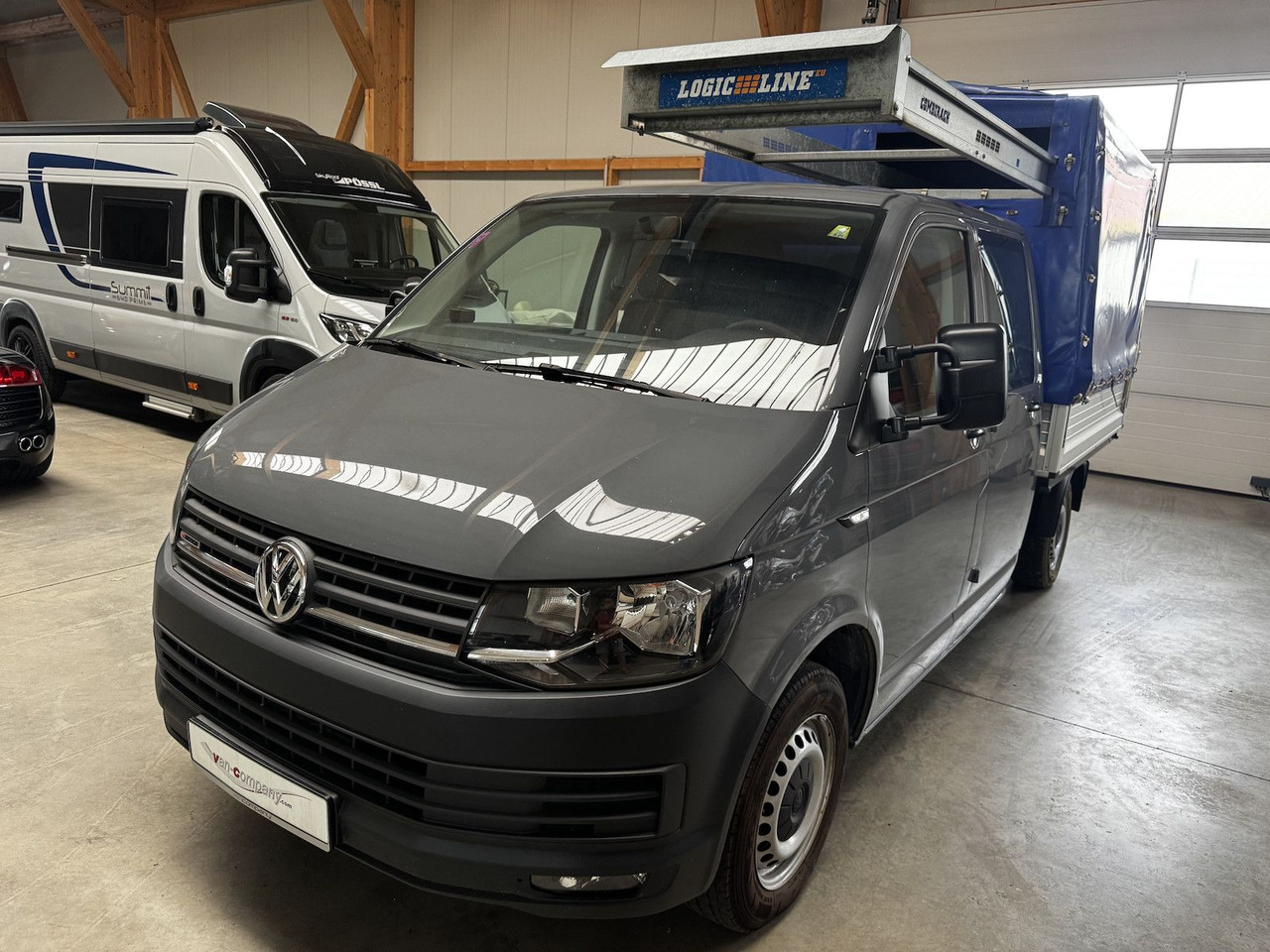 Volkswagen T6 Doka 2.0 TDI 4Motion Plane puregrey - Curtain side van, Crew cab van: picture 2 Volkswagen T6 Doka 2.0 TDI 4Motion Plane puregrey - Curtain side van, Crew cab van: picture 2