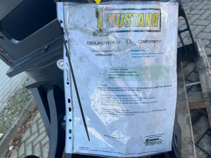 Grapple for Construction machinery Mustang GRP 450 D 2024 Unused: picture 6 Grapple for Construction machinery Mustang GRP 450 D 2024 Unused: picture 6
