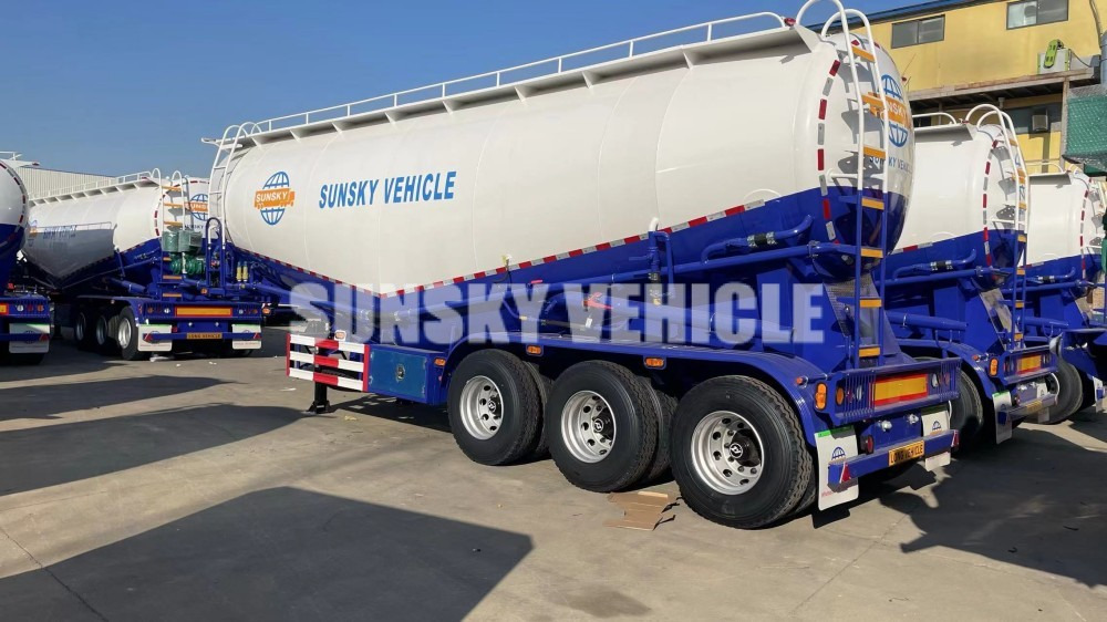 SUNSKY bulk cement trailer - Tanker semi-trailer: picture 2 SUNSKY bulk cement trailer - Tanker semi-trailer: picture 2