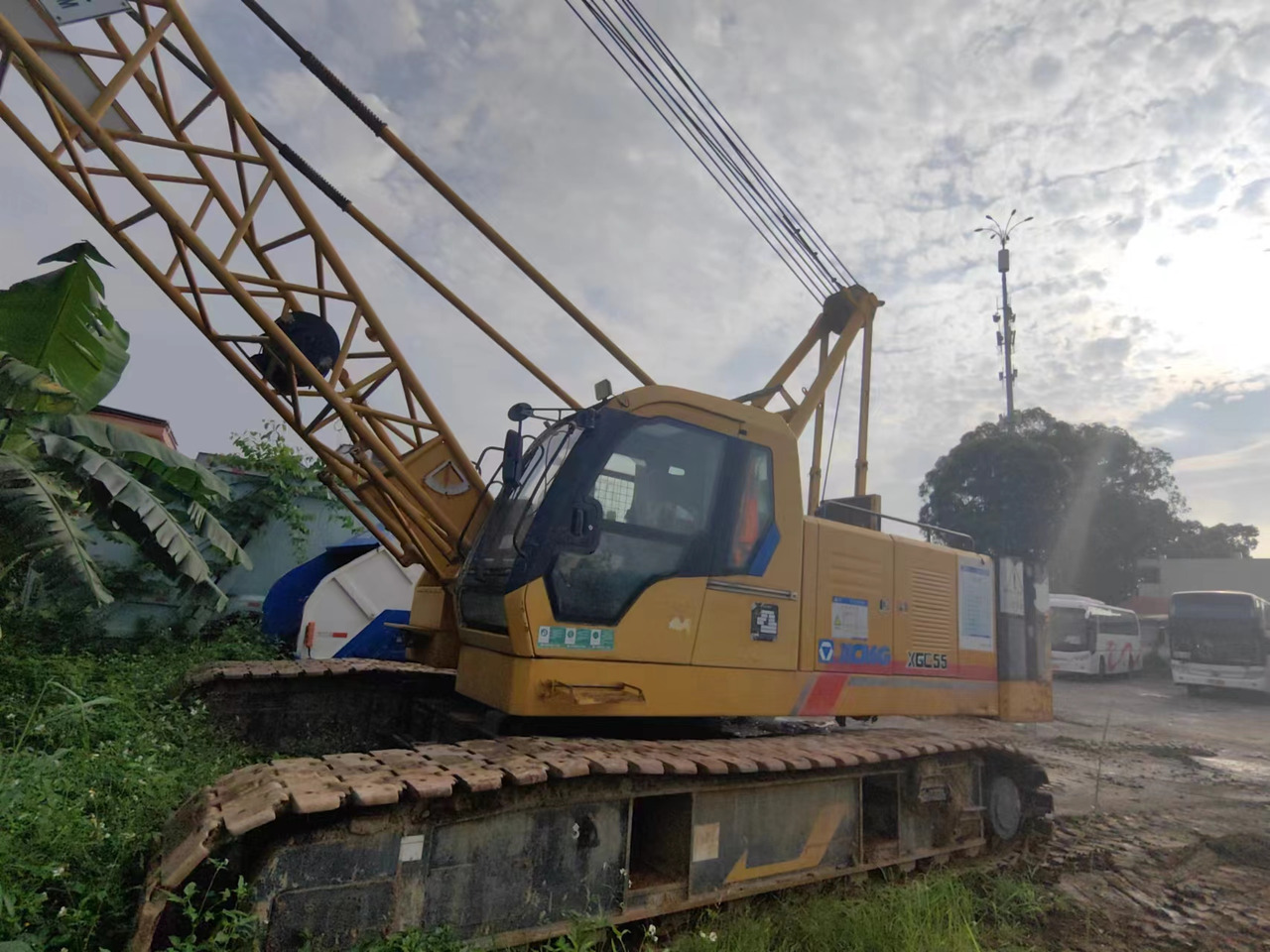 XCMG Official Second Hand Mini Crawler Crane XGC55 Used Mobile Crane For Sale - Crawler crane: picture 3 XCMG Official Second Hand Mini Crawler Crane XGC55 Used Mobile Crane For Sale - Crawler crane: picture 3