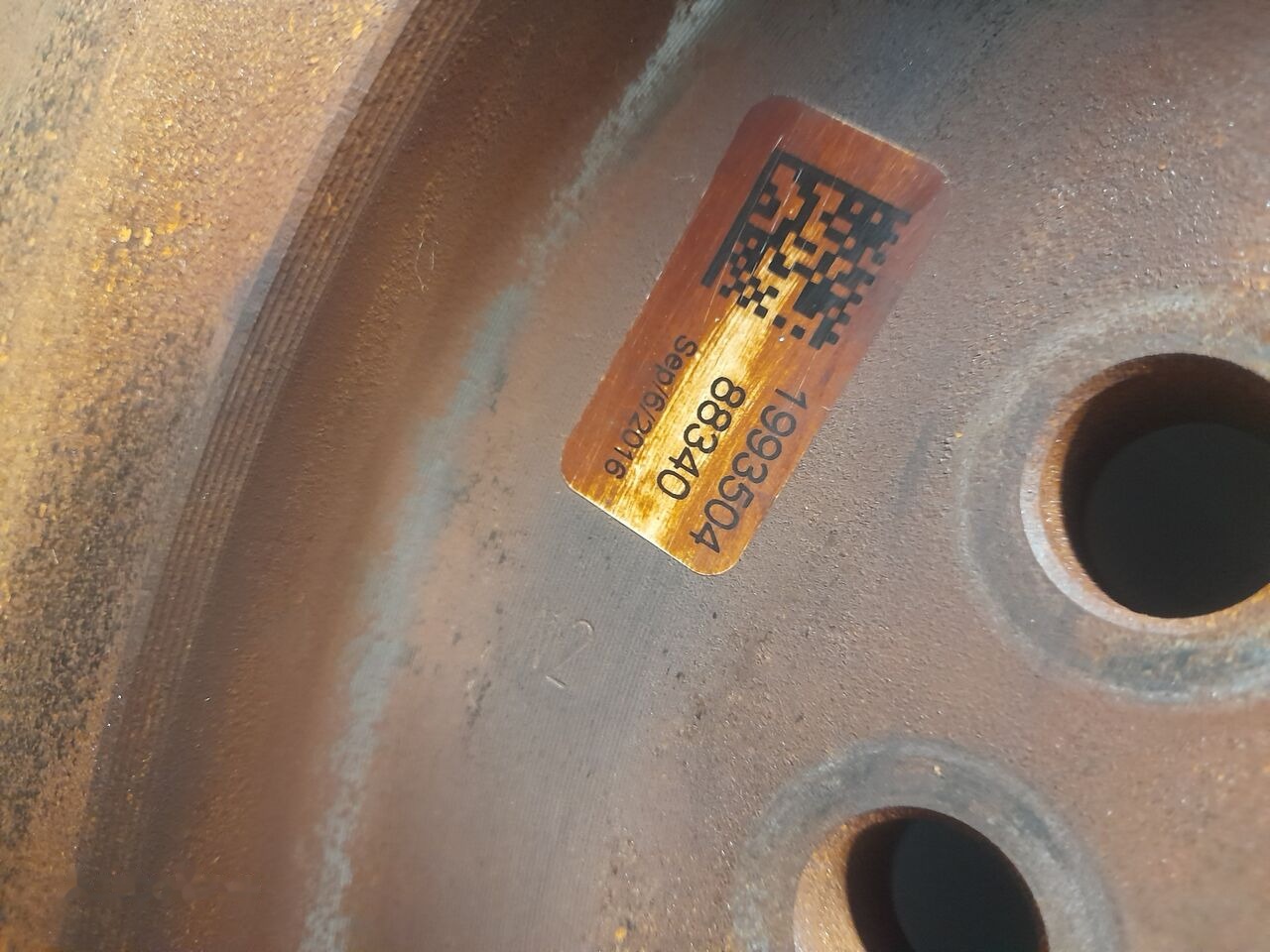 DAF XF 106 1993504 - Flywheel for Truck: picture 2 DAF XF 106 1993504 - Flywheel for Truck: picture 2