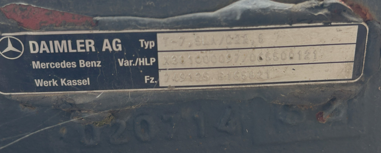 MERCEDES ACTROS MP4 TRAILING AXLE - Rear axle: picture 4 MERCEDES ACTROS MP4 TRAILING AXLE - Rear axle: picture 4