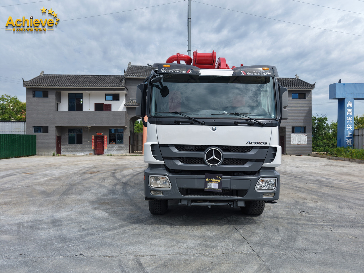 Concrete pump truck Putzmeister Putzmeister  M56-4RZ Actros 4141Mercedes-Benz Concrete pump truck 【ACHIEVE】TOP CONDITION!!!: picture 19