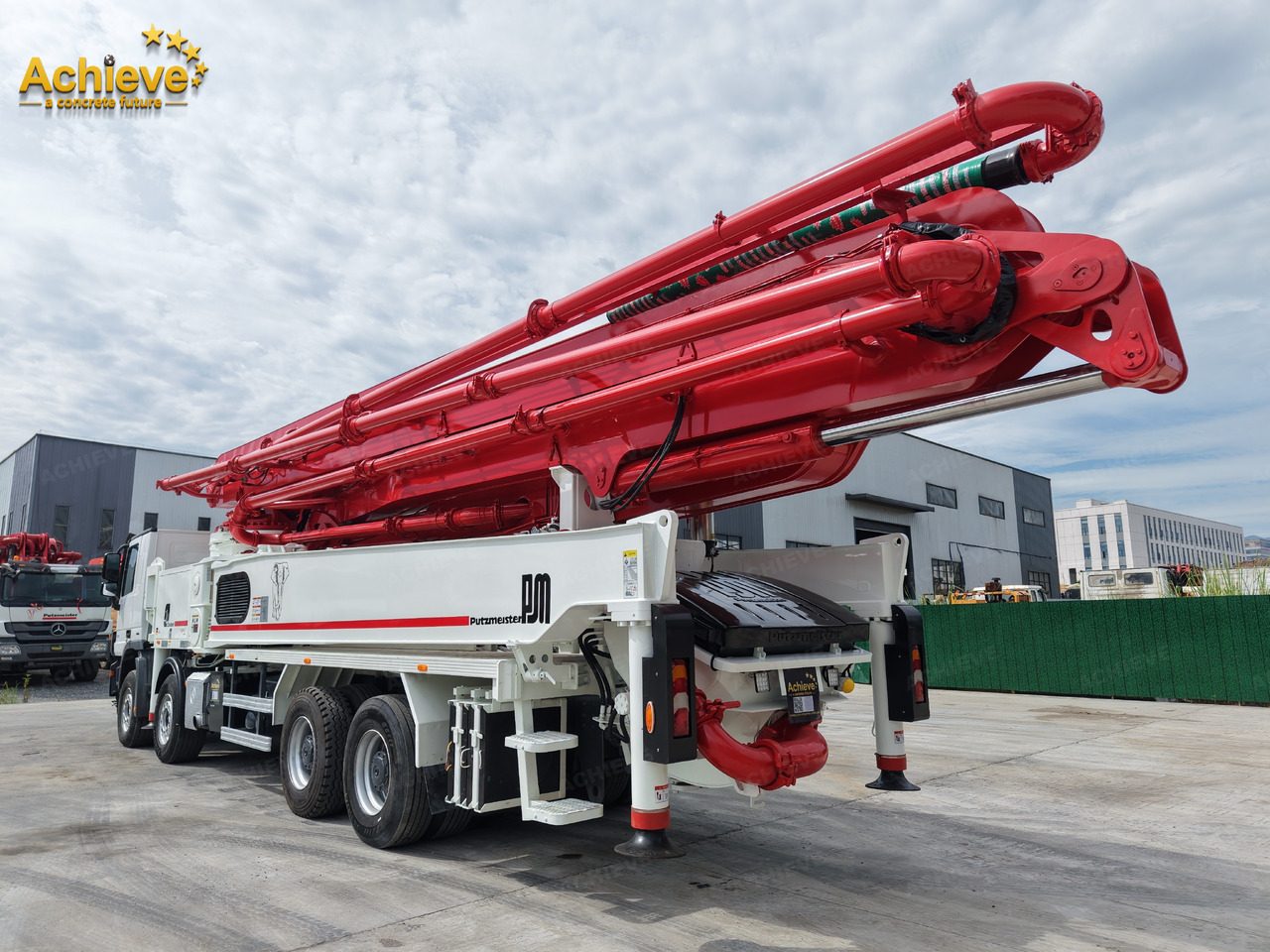Concrete pump truck Putzmeister Putzmeister  M56-4RZ Actros 4141Mercedes-Benz Concrete pump truck 【ACHIEVE】TOP CONDITION!!!: picture 24