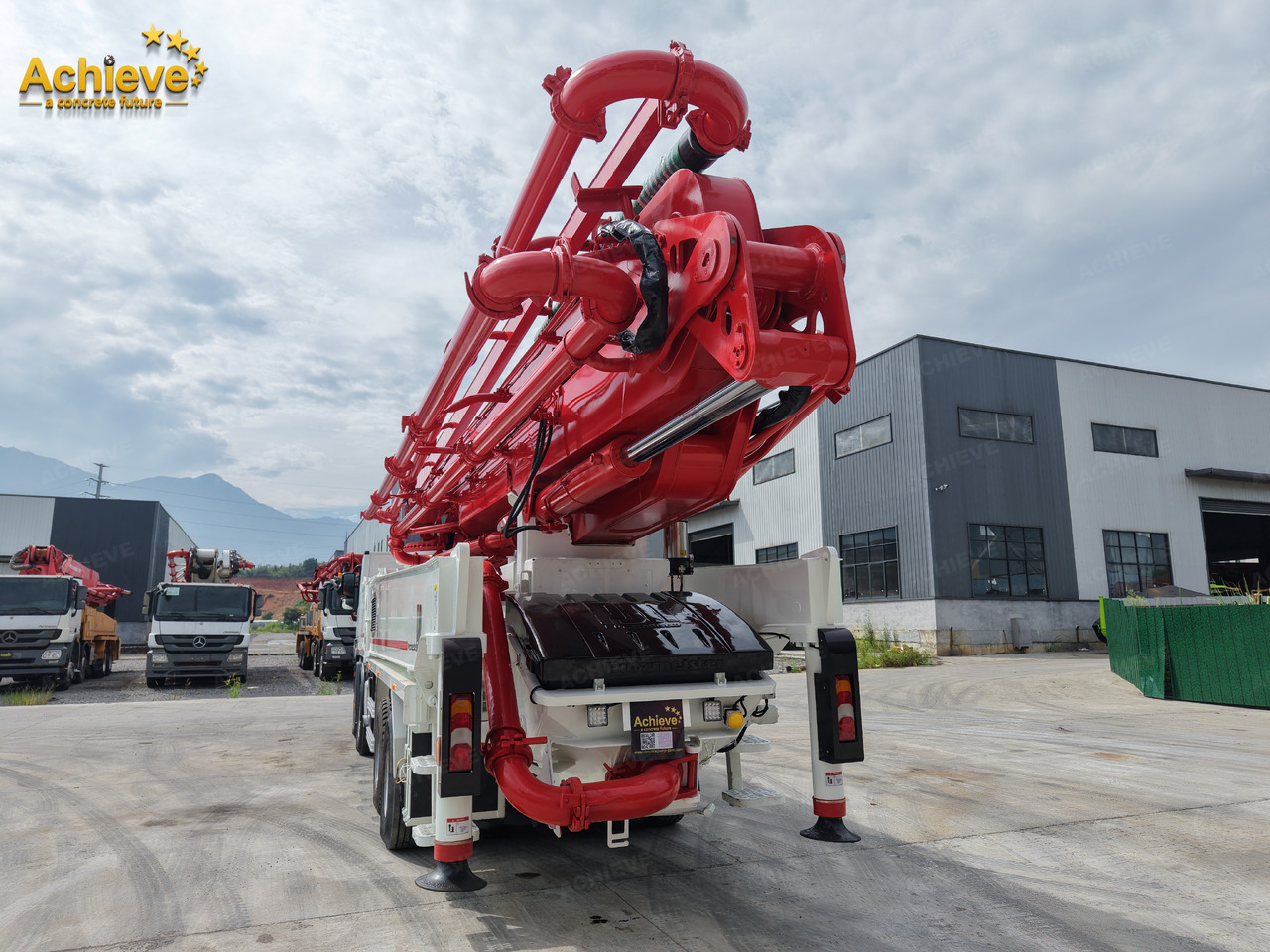 Concrete pump truck Putzmeister Putzmeister  M56-4RZ Actros 4141Mercedes-Benz Concrete pump truck 【ACHIEVE】TOP CONDITION!!!: picture 25