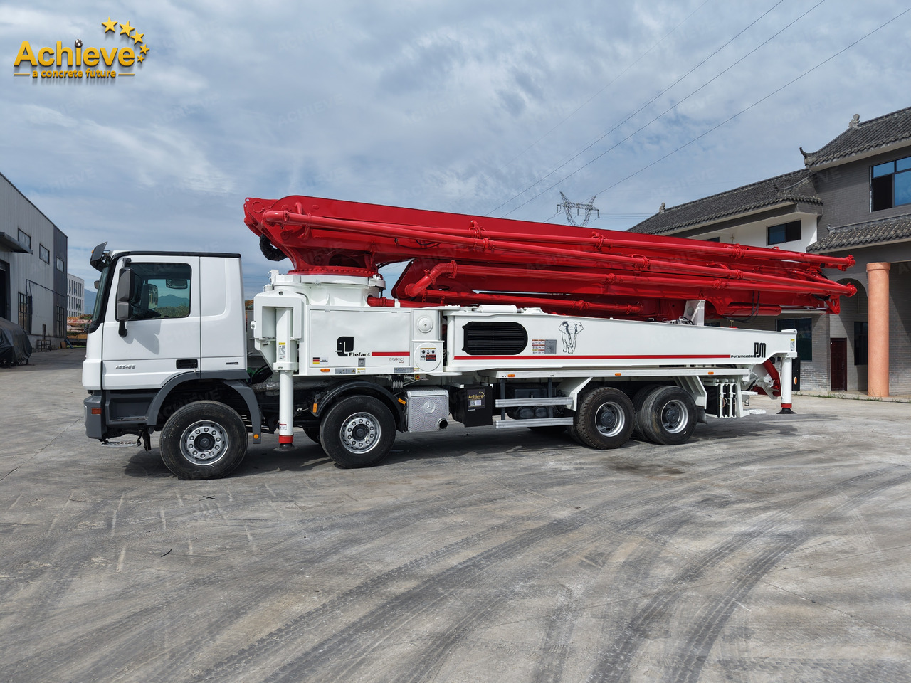 Concrete pump truck Putzmeister Putzmeister  M56-4RZ Actros 4141Mercedes-Benz Concrete pump truck 【ACHIEVE】TOP CONDITION!!!: picture 21