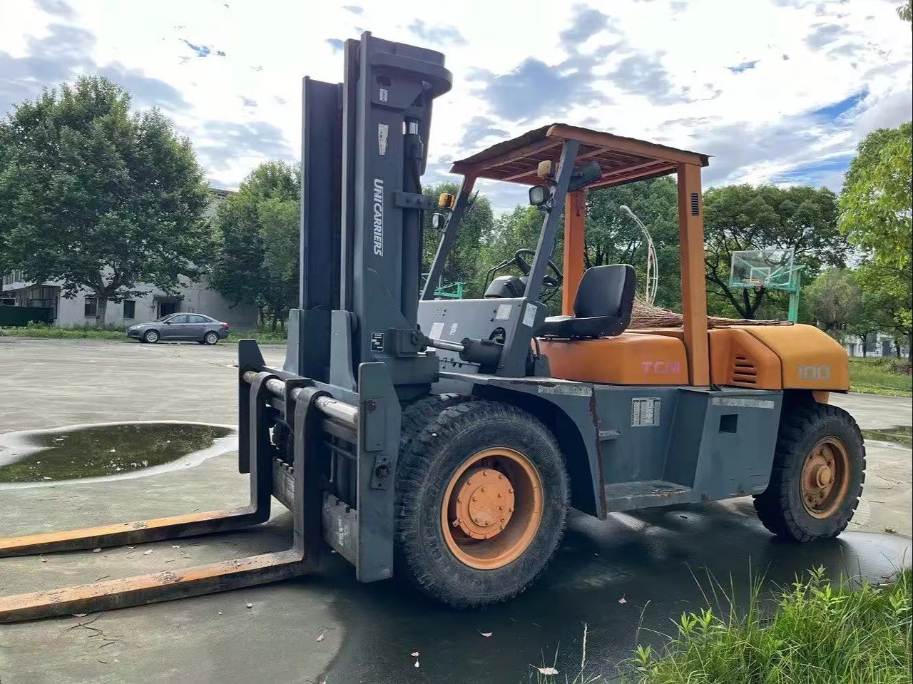 TCM FD100 Forklift Original Color 10 ton Forklift Truck - Diesel forklift: picture 3 TCM FD100 Forklift Original Color 10 ton Forklift Truck - Diesel forklift: picture 3
