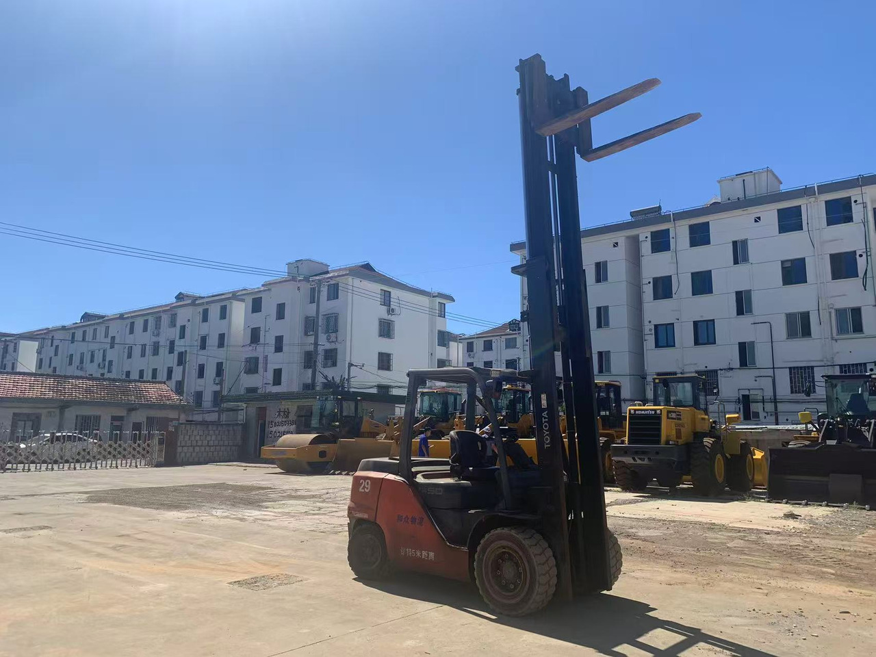 Toyota Forklift 5 ton Diesel Forklift FD50 with 5m High Mast - Diesel forklift: picture 2 Toyota Forklift 5 ton Diesel Forklift FD50 with 5m High Mast - Diesel forklift: picture 2