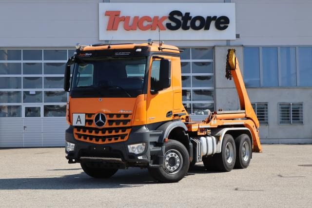 Mercedes-Benz Arocs 3353K ABSETZER - Skip loader truck: picture 1 Mercedes-Benz Arocs 3353K ABSETZER - Skip loader truck: picture 1