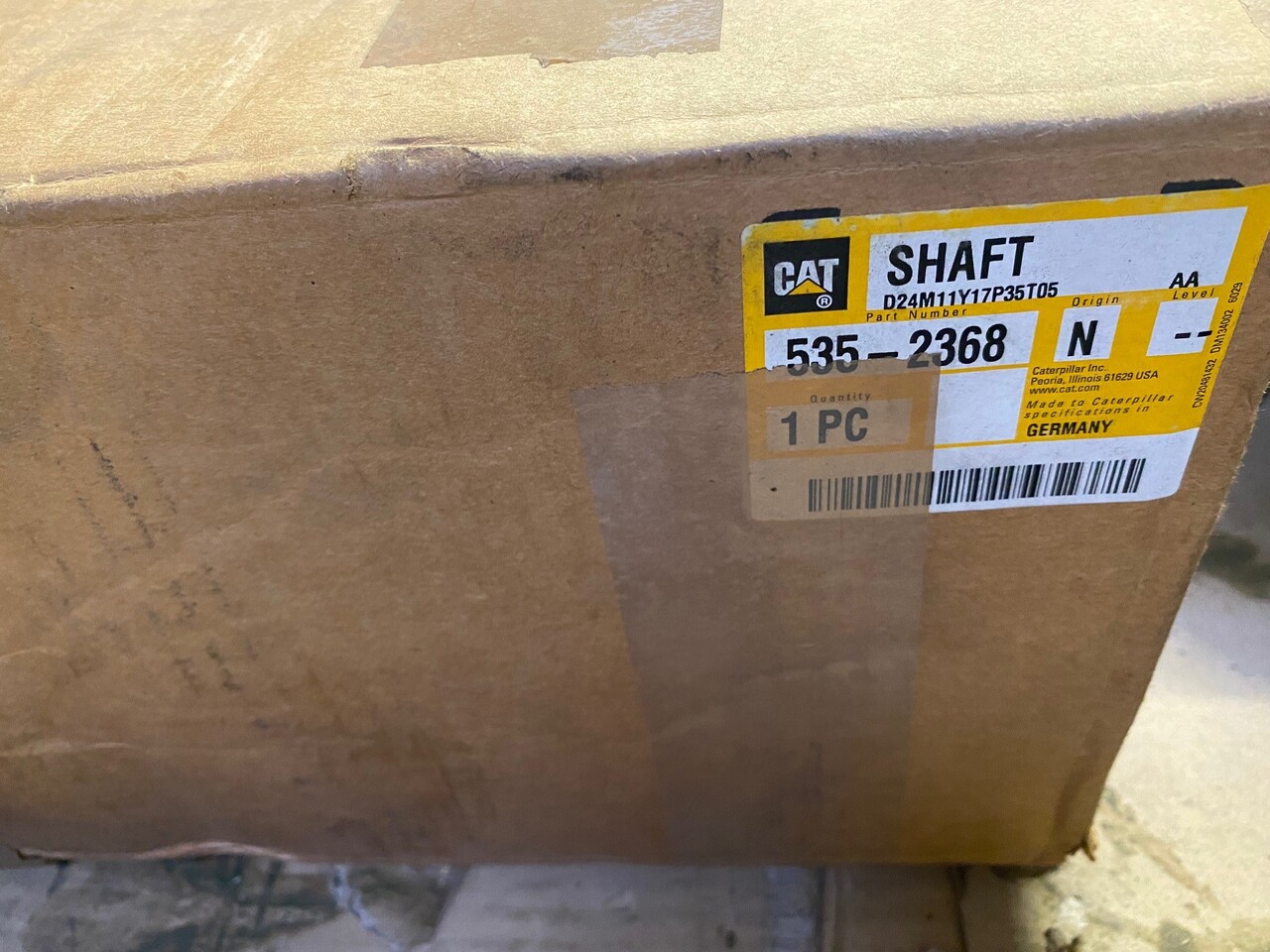 O&K Terex RH200 RH340 6050 6060 Serrated Shaft 6003070 4027846 535-2368 - Spare parts: picture 2 O&K Terex RH200 RH340 6050 6060 Serrated Shaft 6003070 4027846 535-2368 - Spare parts: picture 2