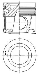 IVECO FPT F4HFE613Y Piston with Rings 500055920 8099100 - Piston/ Ring/ Bushing: picture 2 IVECO FPT F4HFE613Y Piston with Rings 500055920 8099100 - Piston/ Ring/ Bushing: picture 2
