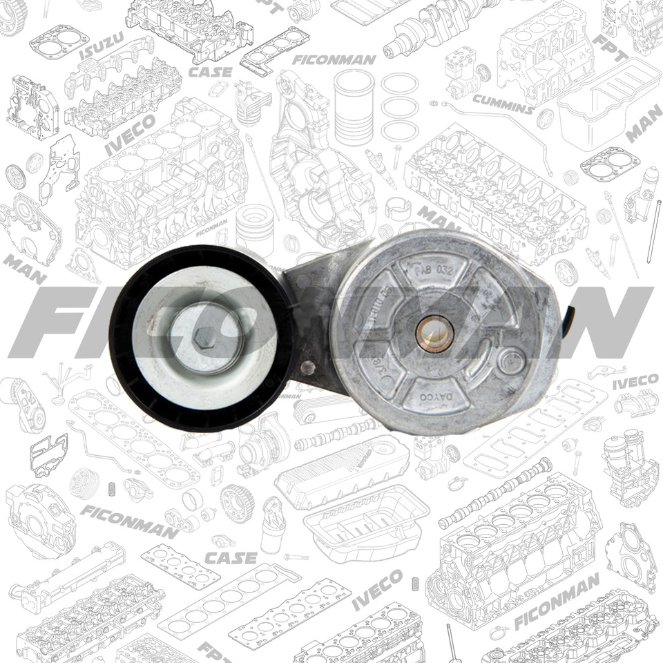 Ford Ford Trucks F-MAX ECOTORQ 9L tensioner pulley assy EC466A228AA - Belt tensioner for Truck: picture 2 Ford Ford Trucks F-MAX ECOTORQ 9L tensioner pulley assy EC466A228AA - Belt tensioner for Truck: picture 2
