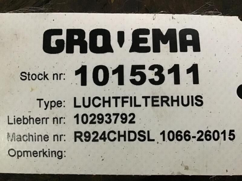 Liebherr Air Filter - Air filter: picture 3 Liebherr Air Filter - Air filter: picture 3