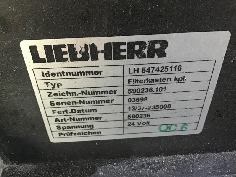 Liebherr Air Filter - Air filter: picture 3 Liebherr Air Filter - Air filter: picture 3