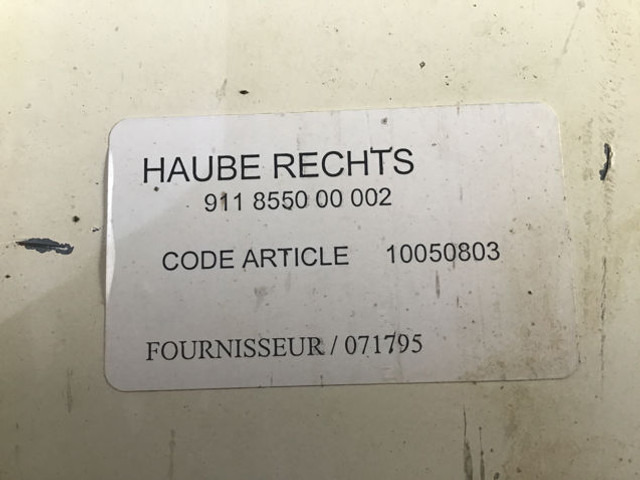 Liebherr Bonnet Right - Hood: picture 5 Liebherr Bonnet Right - Hood: picture 5