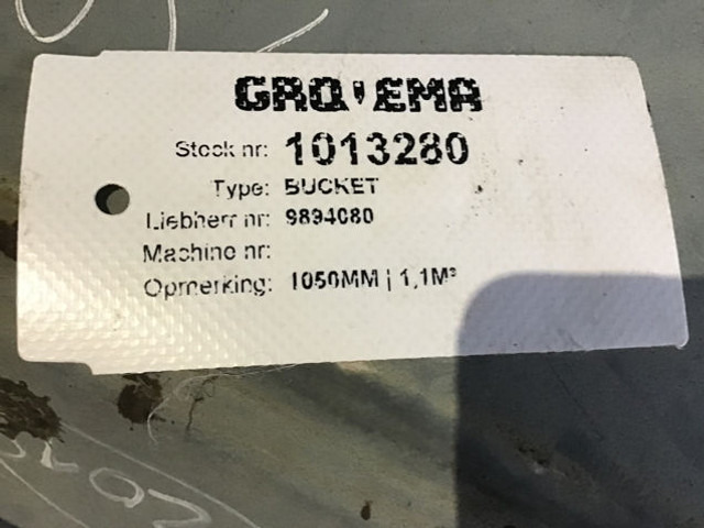 Liebherr Bucket 1050 MM 1,1 M3 - Bucket for Excavator: picture 4 Liebherr Bucket 1050 MM 1,1 M3 - Bucket for Excavator: picture 4