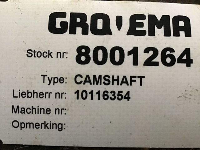 Liebherr Camshaft - Camshaft: picture 1 Liebherr Camshaft - Camshaft: picture 1