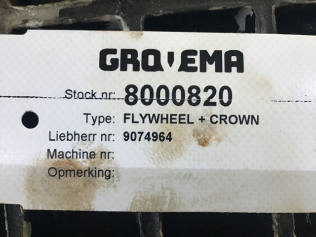 Liebherr Flywheel - Flywheel: picture 3 Liebherr Flywheel - Flywheel: picture 3
