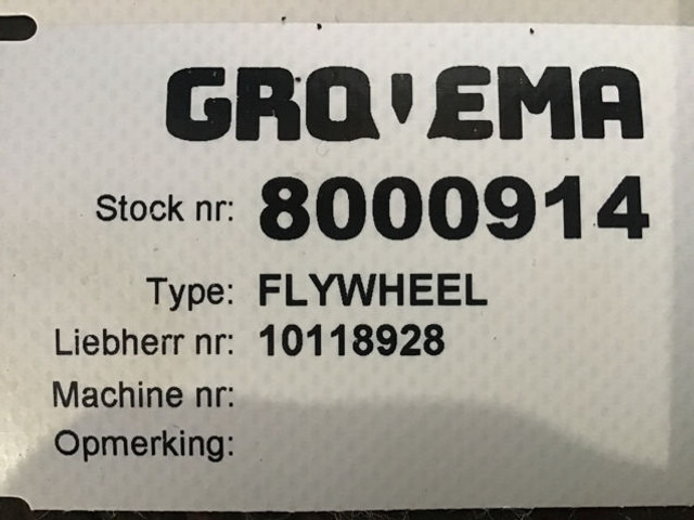 Liebherr Flywheel - Flywheel: picture 5 Liebherr Flywheel - Flywheel: picture 5