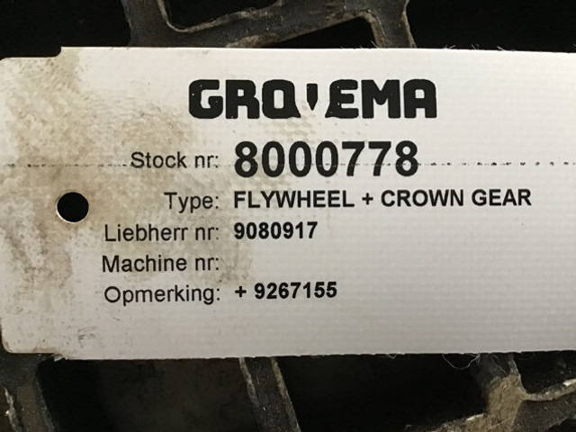 Liebherr Flywheel - Flywheel: picture 1 Liebherr Flywheel - Flywheel: picture 1