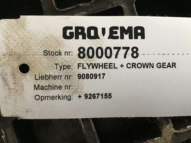 Liebherr Flywheel - Flywheel: picture 5 Liebherr Flywheel - Flywheel: picture 5