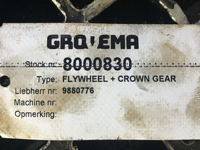 Liebherr Flywheel SAE1 - Flywheel: picture 4 Liebherr Flywheel SAE1 - Flywheel: picture 4
