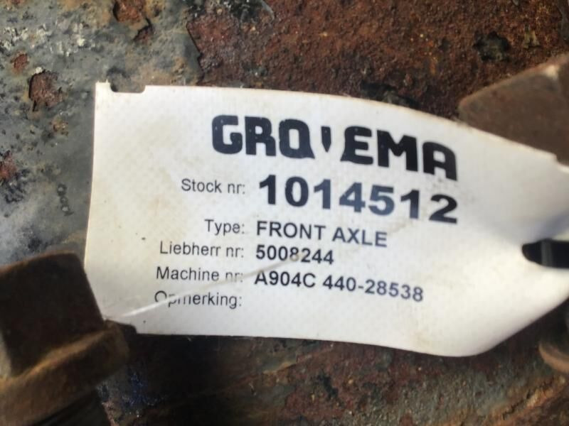 Liebherr Front Axle - Axle and parts: picture 3 Liebherr Front Axle - Axle and parts: picture 3