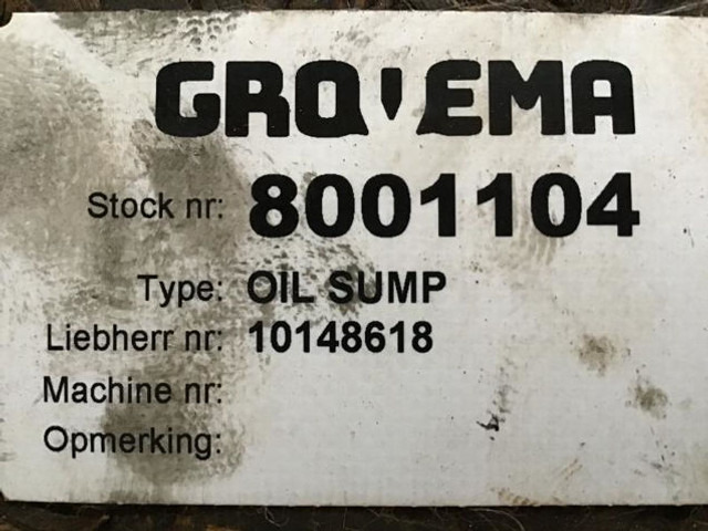 Liebherr Oil Sump - Crankcase: picture 3 Liebherr Oil Sump - Crankcase: picture 3