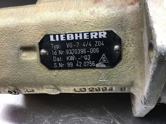 Liebherr Pilot control Unit - Gear stick: picture 4 Liebherr Pilot control Unit - Gear stick: picture 4
