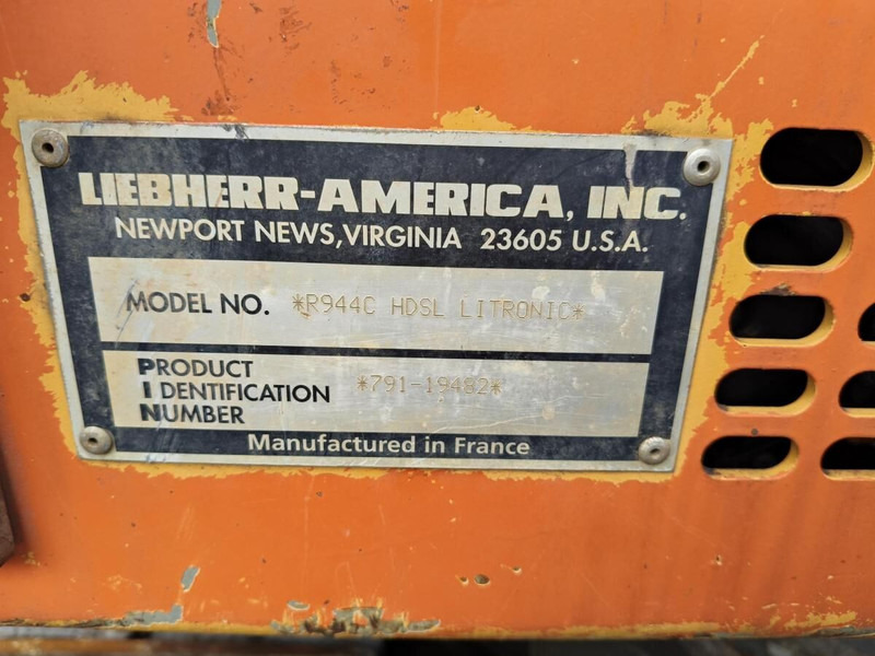 Liebherr R944C EW Litronic - Crawler excavator: picture 3 Liebherr R944C EW Litronic - Crawler excavator: picture 3