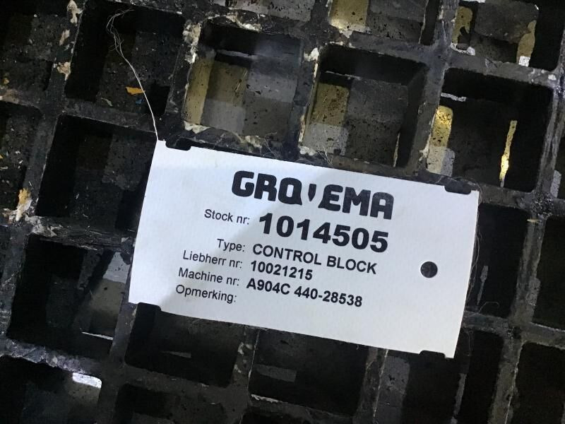 Liebherr Valveblock - Hydraulics: picture 3 Liebherr Valveblock - Hydraulics: picture 3