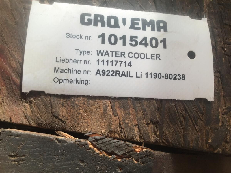 Liebherr Watercooler - Radiator: picture 2 Liebherr Watercooler - Radiator: picture 2