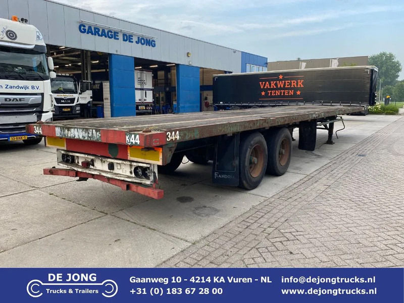 Flandria Plateau Trailer with Twist-Locks / BPW + Drums - Dropside/ Flatbed semi-trailer: picture 1 Flandria Plateau Trailer with Twist-Locks / BPW + Drums - Dropside/ Flatbed semi-trailer: picture 1