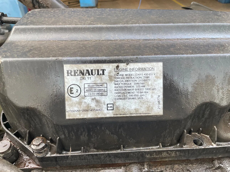 Engine for Truck Renault Premium Chassis + Engine 430: picture 8 Engine for Truck Renault Premium Chassis + Engine 430: picture 8