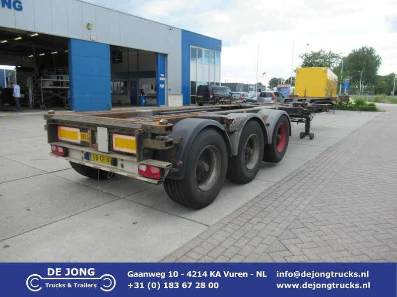 Renders Container Chassis / Extendable on rear / BPW + drum - Container transporter/ Swap body semi-trailer: picture 1 Renders Container Chassis / Extendable on rear / BPW + drum - Container transporter/ Swap body semi-trailer: picture 1